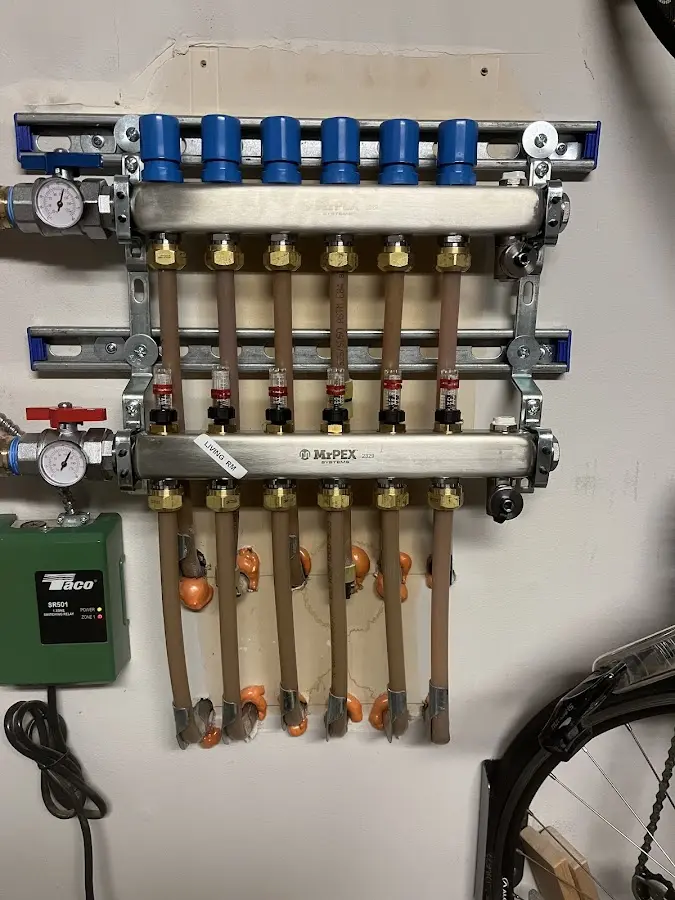 Plumber performing Leak Detection at a residential property in Poteau