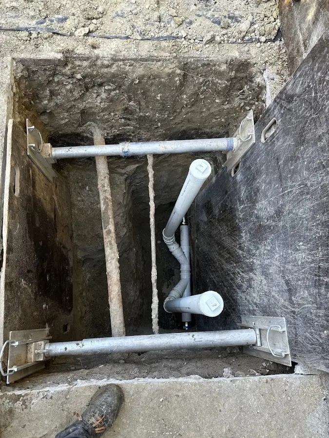 Experienced plumber completing Gas Line Repair work in Poteau